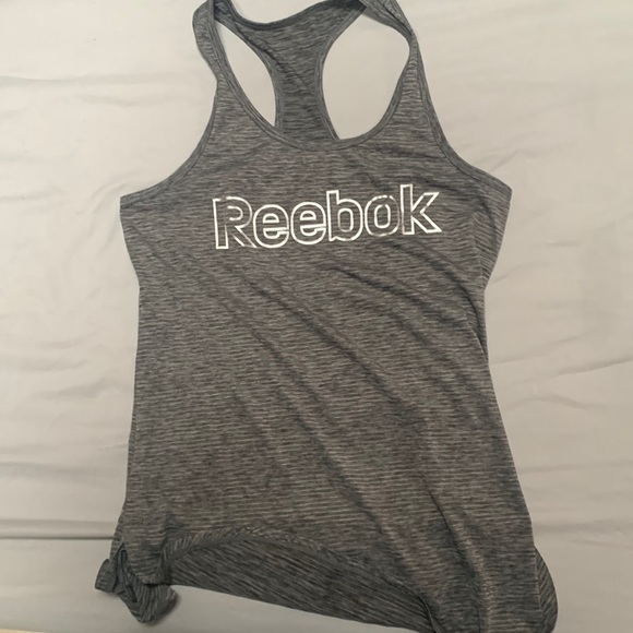 Reebok Tops - Gray and Silver Reebok Workout Tank
